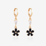 Plum Blossom Drop Earrings