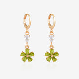 Plum Blossom Drop Earrings