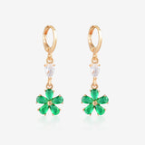 Plum Blossom Drop Earrings