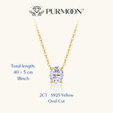 Oval Grace Necklace A modern oval, made for every day.