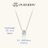 Oval Grace Necklace A modern oval, made for every day.