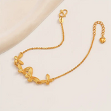 Butterfly Thin Bracelet With 24K Gold-plated C123