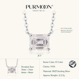 Emerald Glow Moissanite Necklace