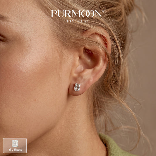 Emerald Spark Studs