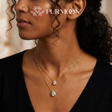 Oval Grace Necklace A modern oval, made for every day.