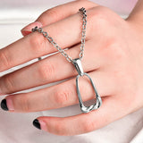 Stirrup Pendant Necklace Unisex Styles