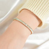 Tennis Bracelets With Olive Green C91