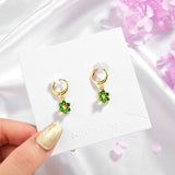 Petal-Shaped Drop Earrings E43 E44