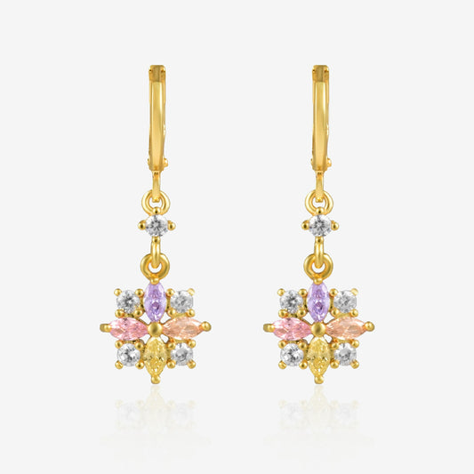 Snowflake Drop Earrings E49