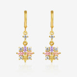 Snowflake Drop Earrings E49