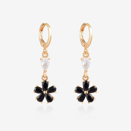 Plum Blossom Drop Earrings