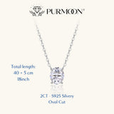 Oval Grace Necklace A modern oval, made for every day.