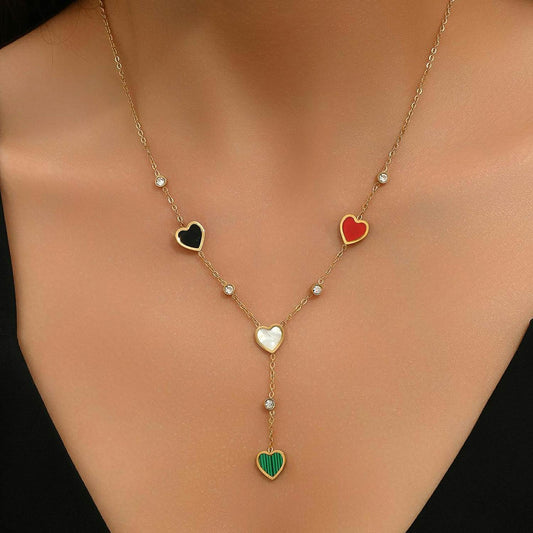 Stainless Steel Exquisite Shell Pendant Women's Necklace