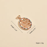 18K Gold Plated Snake Pendant P164