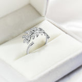 Silver-Plated Open Ring R75