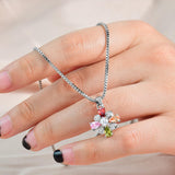 Lucky Pendant Flower-Shape Necklaces for Women