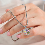 Lucky Pendant Flower-Shape Necklaces for Women