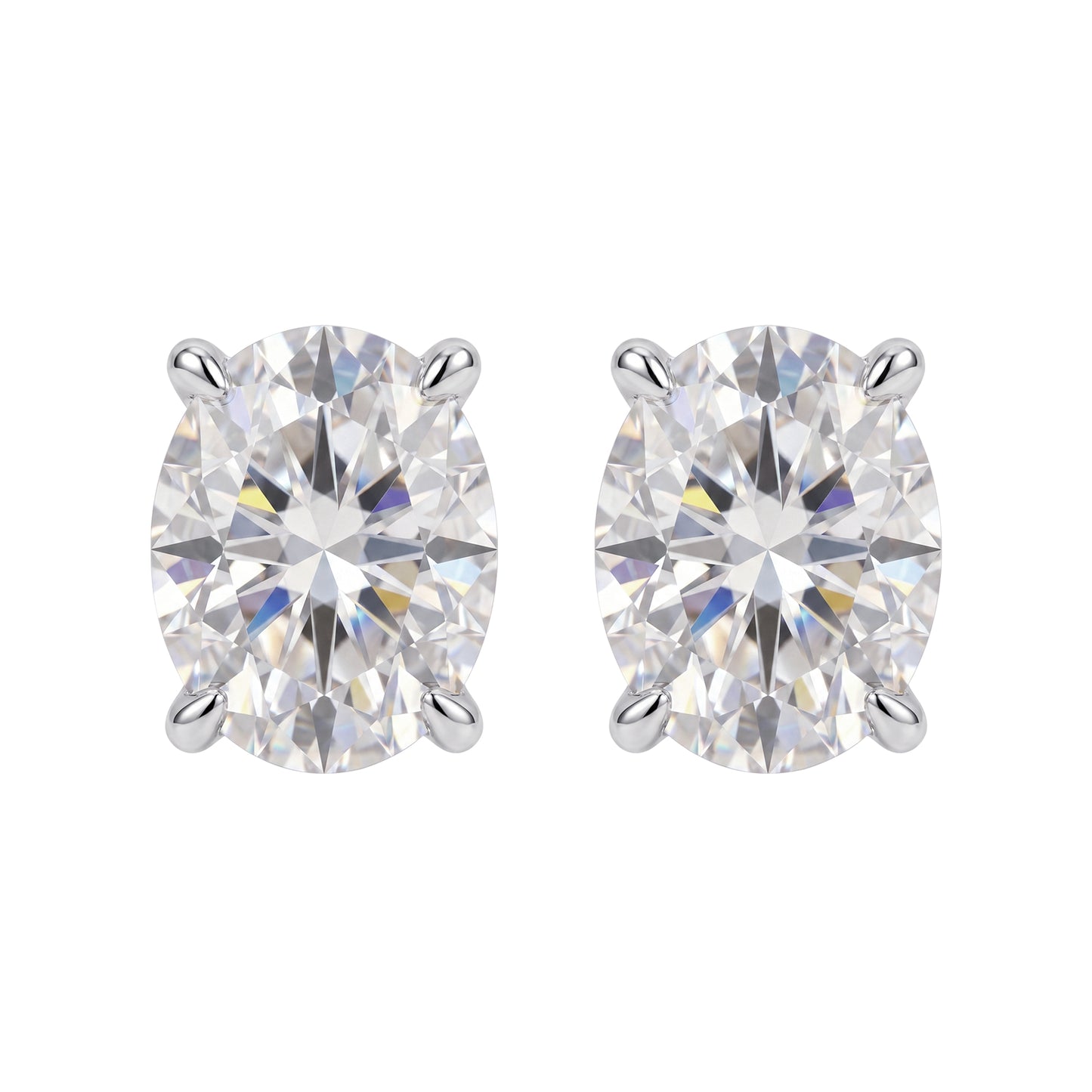Oval Spark Studs
