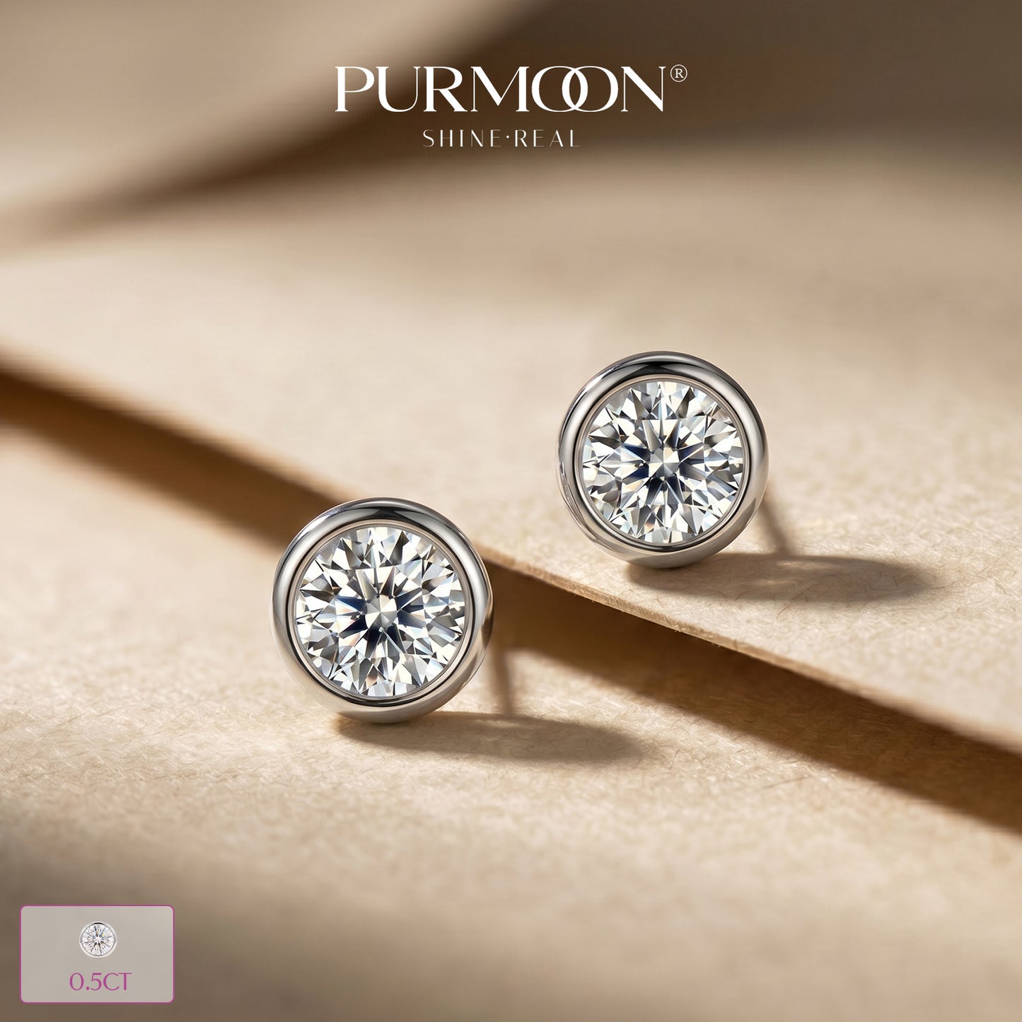 [Daily Glow] Moissanite Earrings