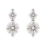 [Orbit · Mini Muse Stud] Moissanite Earring
