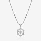 18-Inch Silver-Plated Pendant Necklace