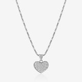 18-Inch Silver-Plated Pendant Necklace