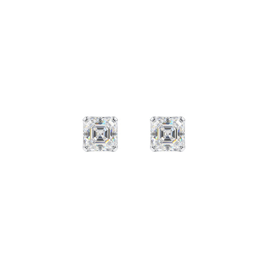 Asscher Grace Studs