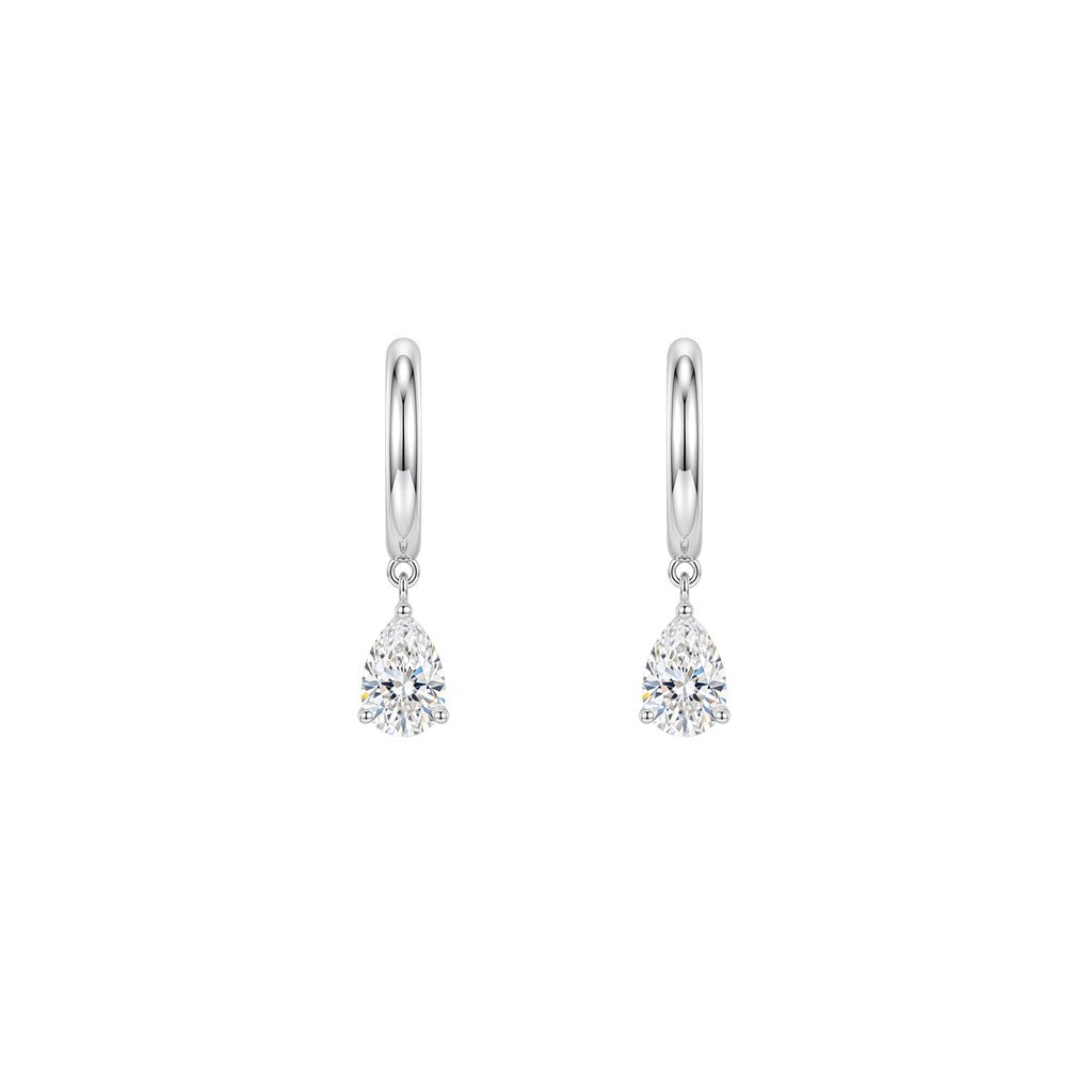 Pear Drop Hoops