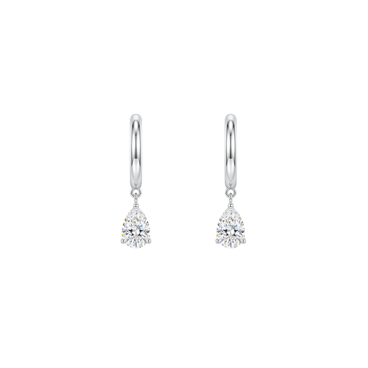 Pear Drop Hoops