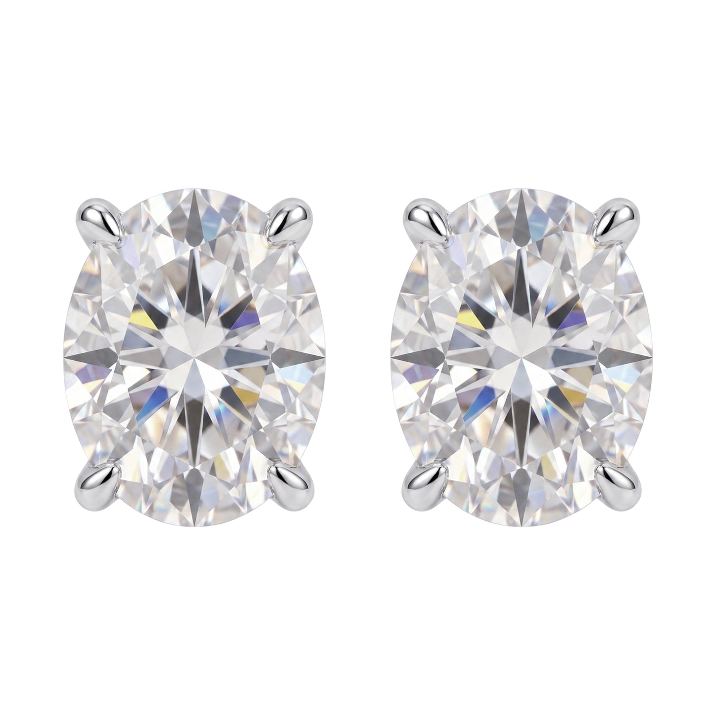 Oval Spark Studs
