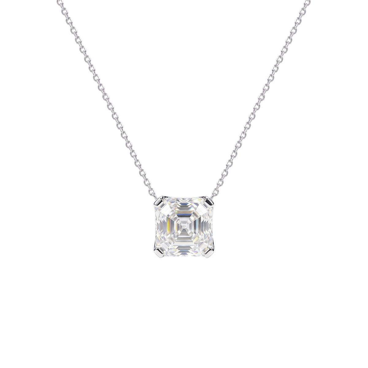 Asscher Grace Necklace