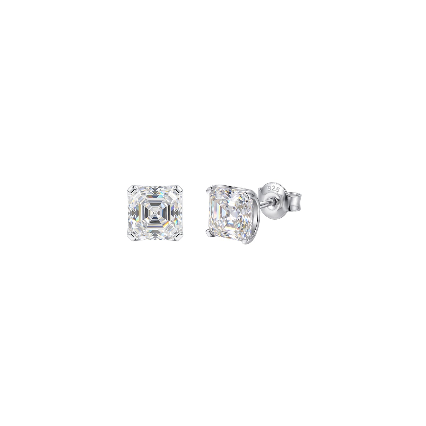 Asscher Grace Studs