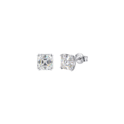 Asscher Grace Studs
