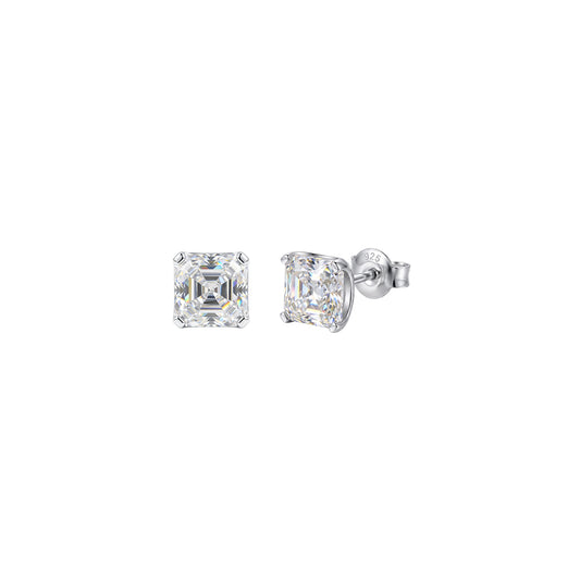 Asscher Grace Studs