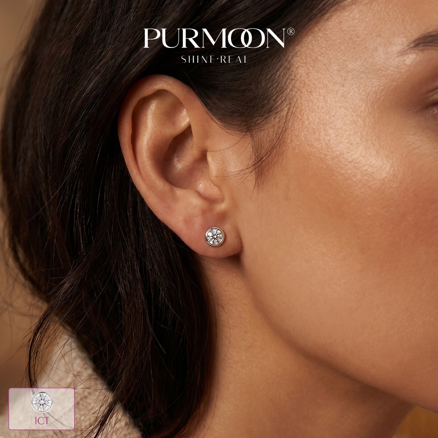 [Daily Glow] Moissanite Earrings