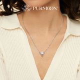 [Pure V Necklace] Clean. Confident. Real. A minimal diamond look, made for real life.