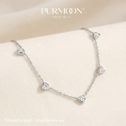 [Trinity Spark] Moissanite Necklace