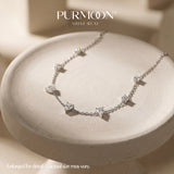[Pear Mix Spark] Moissanite Necklace