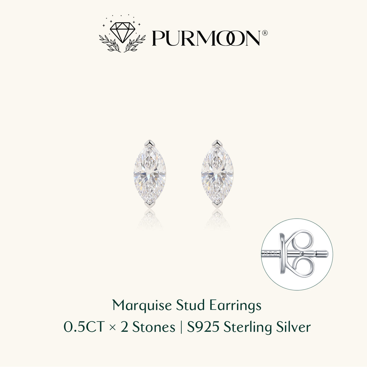 Marquise Studs