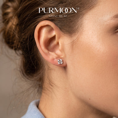 Asscher Grace Studs