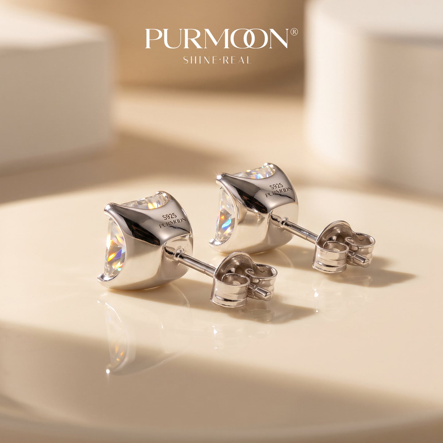 Asscher Grace Studs