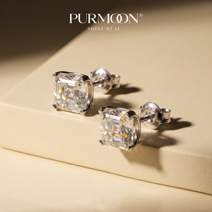 Asscher Grace Studs