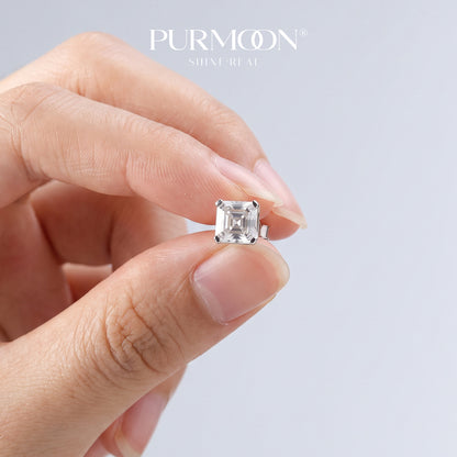 Asscher Grace Studs