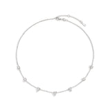 [Pear Mix Spark] Moissanite Necklace