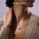 [Amour · Twin Glow] Moissanite Necklace