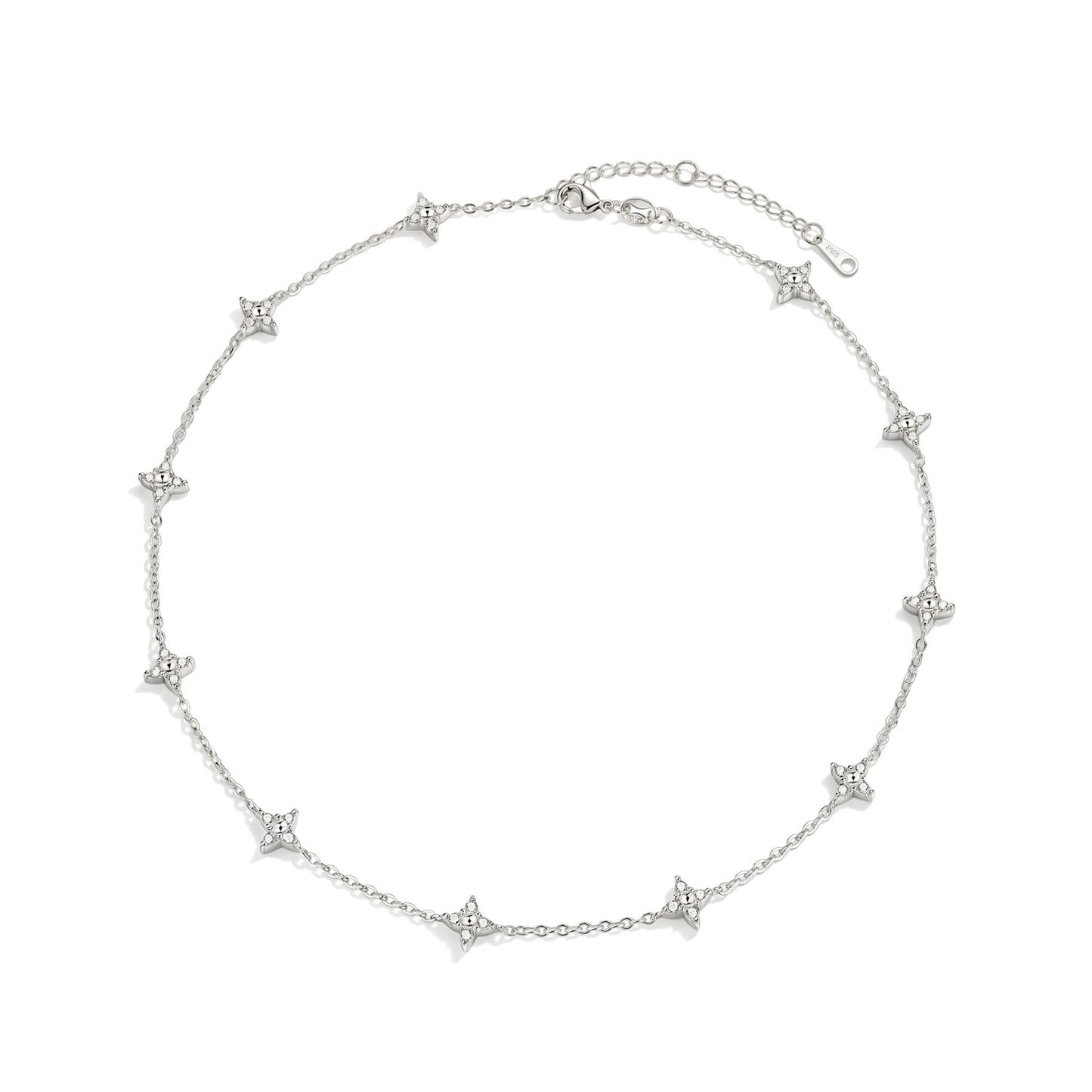 [Clover Spark] Moissanite Necklace