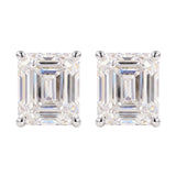 Emerald Glow Moissanite Earrings