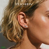 [Tiny Glow Collection] Moissanite Earrings