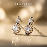 [Orbit · Mini Muse Stud] Moissanite Earring