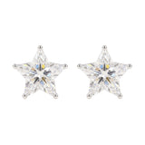 [Unique Star Cut] Moissanite Earrings